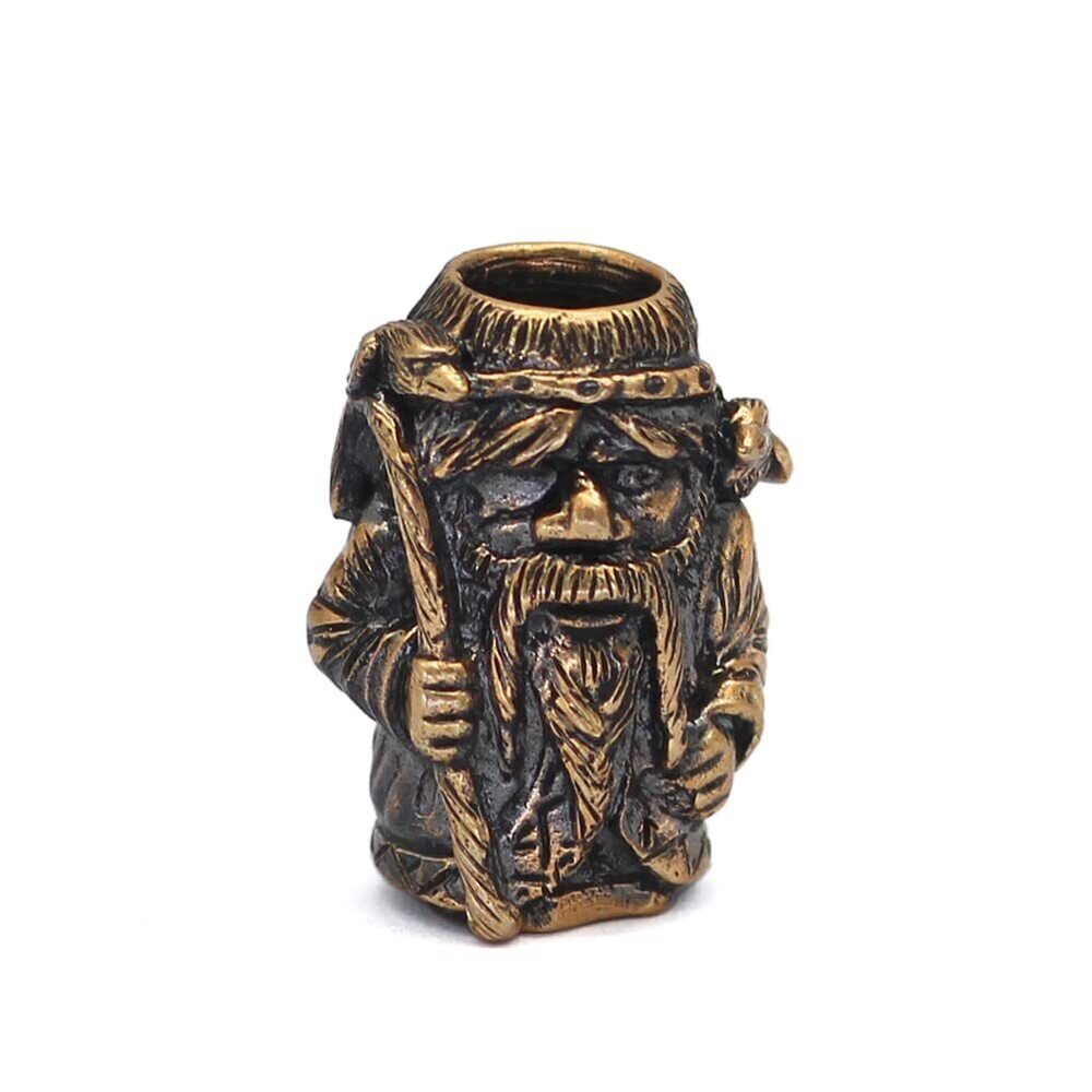 6602 3pcs Norse Vikings Odin Paracord Hair Tube Stainless Steel Beads